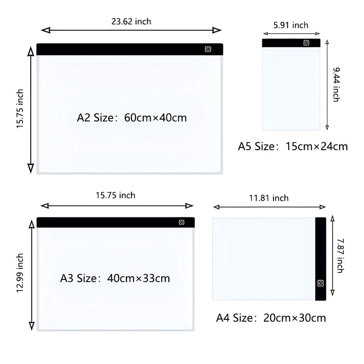 Dimmable LED Drawing Pad: Creative Kids' Gift - Totostore