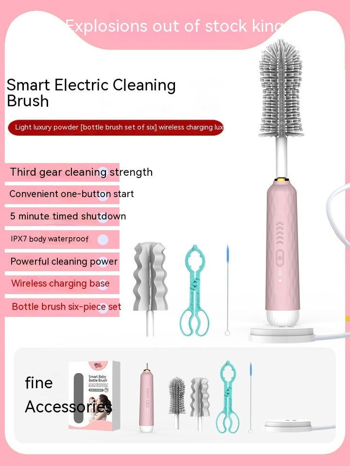 Electric Baby Bottle Brush Sponge Cup - Perfect for Easy Cleaning - Totostore