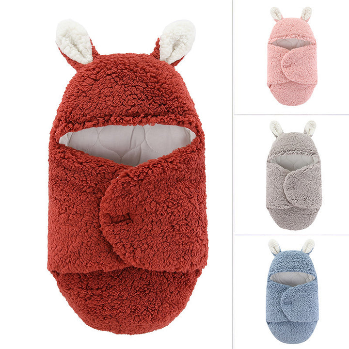 Cozy Baby Lamb Plush Sleeping Bag with Zipper Closure - Soft Sleepwear for Babies - Totostore