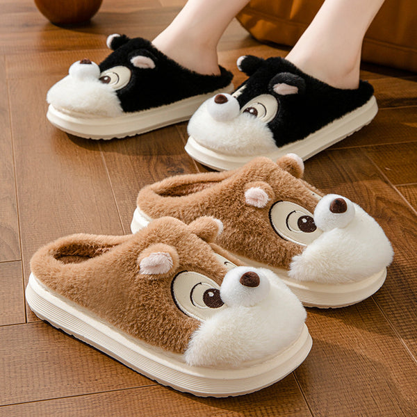 Cute Squirrel Home Decor Slippers - Warm and Cozy Addition to Your Home