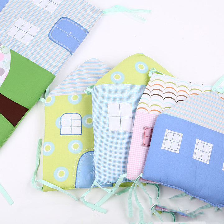 Adorable Cartoon Cotton Baby Bed Linen - Soft Cozy for Your Little One - Totostore