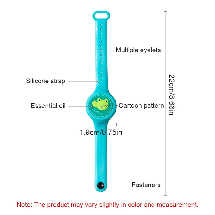 Lightweight Kids Mosquito Repellent Watch - Natural Plant Essential Oil Bracelet for Outdoor Protection - Totostore