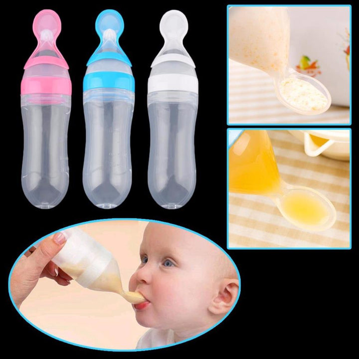 90ML Fresh Food Milk Bottle for Easy Feeding Ideal for Babies Durable BPA-Free - Totostore