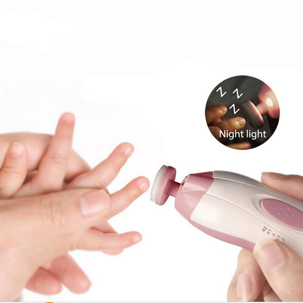 Electric Baby Nail Trimmer Baby Scissors Babies Nail Care Safe Nail Clipper Cutter For Kids Infant Newbron Nail Trimmer Manicure - Totostore