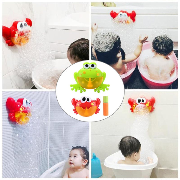 Crab Bubble Machine Automatic Bath Toy for Kids - Newborn Gift with Water and Bubbles - Totostore