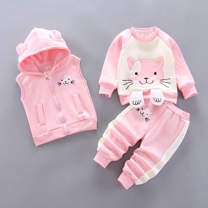 AutumnWinter Sports Suit Outfits for Boys and Girls - Warm Baby Clothes with Newborn Clothing Sets - Totostore