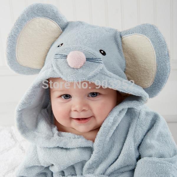 16 Designs Hooded Animal modeling Baby Bathrobe/Cartoon Baby Spa Towel/Character kids bath robe/infant beach towels - Totostore