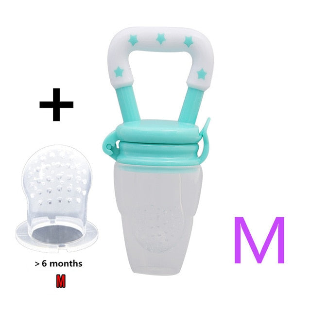 Safe and Fresh Baby Pacifier Feeder for Nibbling Fresh Food - Nipple Teat Bottles Ideal for Kids - Baby Supplies - Totostore