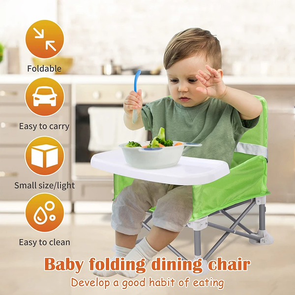 New Baby Dining Chair Multifunctional Foldable And Portable Outdoor Beach Seat Furniture Supplies - Totostore