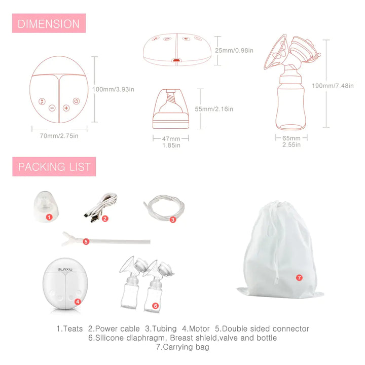 Efficient Electric Breast Pump Convenient Nursing Tool for New Moms - Totostore