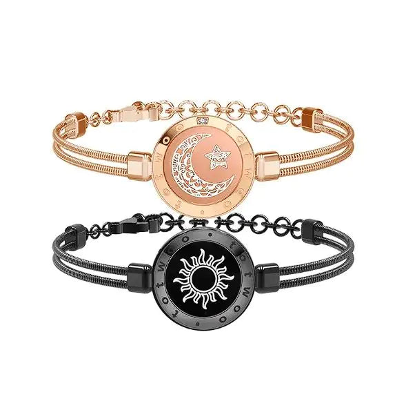 Sun-Moon Couple Bracelet - Smart Sensing for an Intimate Connection - Totostore