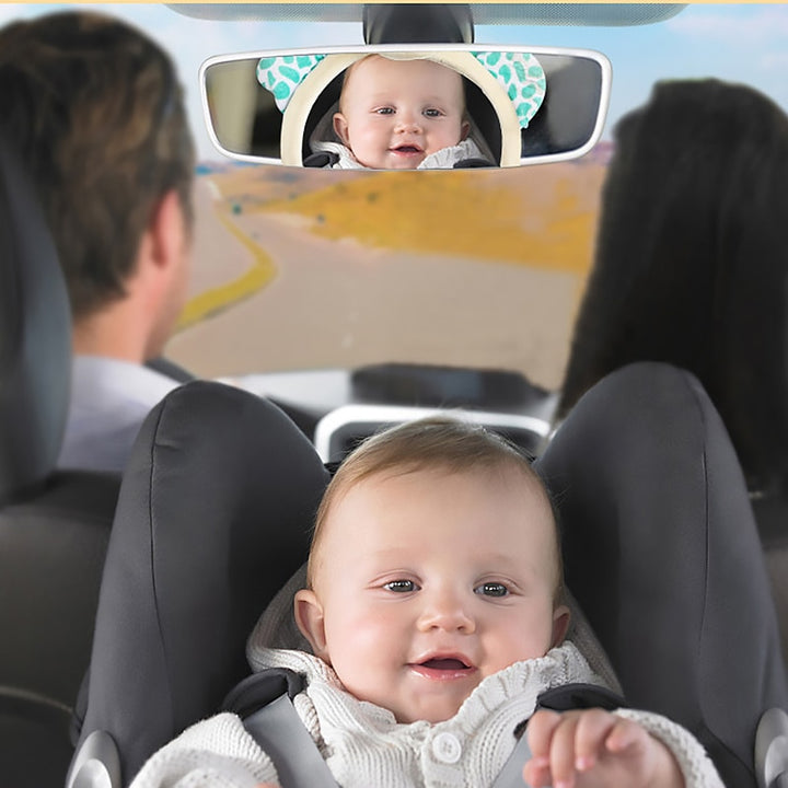 New Cute Baby Rear Facing Mirrors Adjustable Car Baby Mirror Safety Car Back Seat View Mirror - Totostore