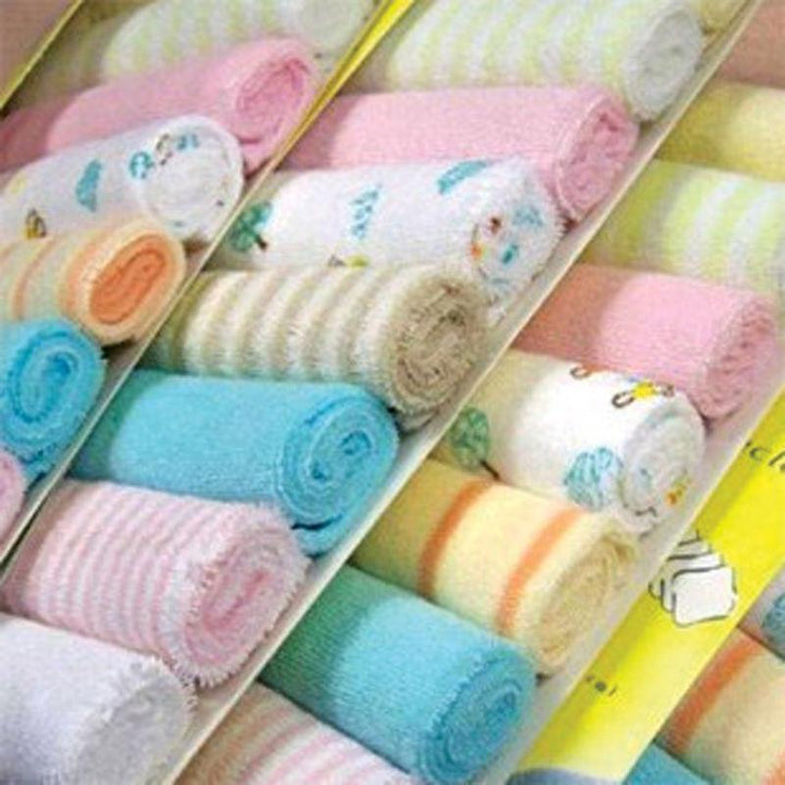 8Pcs Baby Infant Bath Towel Washcloths Bathing Feeding Wipes Cloth Baby Wash Cloth Soft for Newborn Kids Baby Care Nursing Towel - Totostore