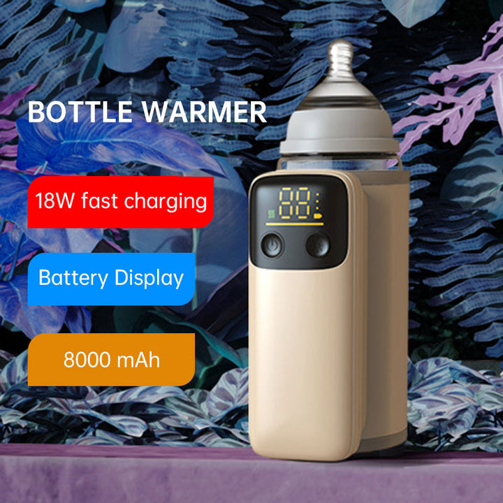 Portable USB Charging Bottle Warmer - Insulated Heating Bag for Milk and Water - Totostore