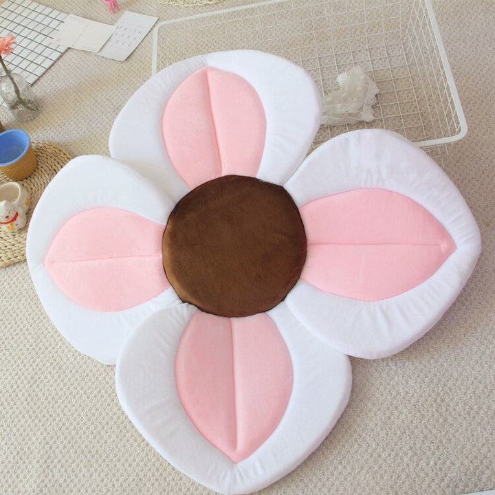 80CM Baby Bath Mat Blooming Bath Tub Flower Baby Bath Sink Safe Newborn Infant Shower Bathing Foldable Security Petal Seat Pads - Totostore