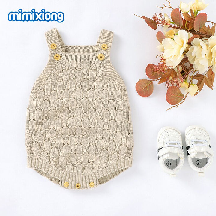 Newborn Solid Knit Bodysuits - Perfect for Baby Boys and Girls - Totostore