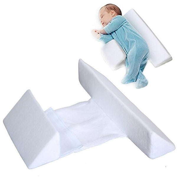 Comfortable Baby Side Sleeping Pillow with Washable Waist Support and Anti-Spitting Milk Feature - Totostore