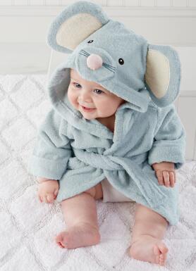 16 Designs Hooded Animal modeling Baby Bathrobe/Cartoon Baby Spa Towel/Character kids bath robe/infant beach towels - Totostore