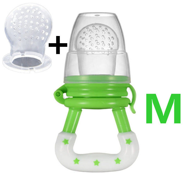 Safe and Fresh Baby Pacifier Feeder for Nibbling Fresh Food - Nipple Teat Bottles Ideal for Kids - Baby Supplies - Totostore