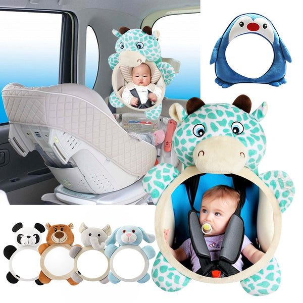 New Cute Baby Rear Facing Mirrors Adjustable Car Baby Mirror Safety Car Back Seat View Mirror - Totostore