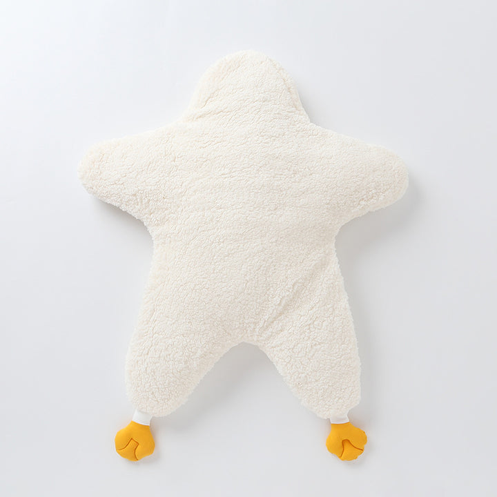 Little Yellow Duck Lamb Fleece Newborn Anti Startle Sleeping Bag - Totostore