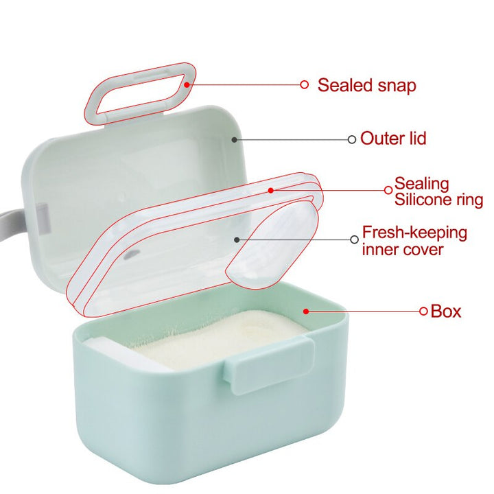 New Baby Milk Powder Portable Baby Food Storage Box Essential Cereal Infant Milk Powder Box Toddle Snacks Container - Totostore