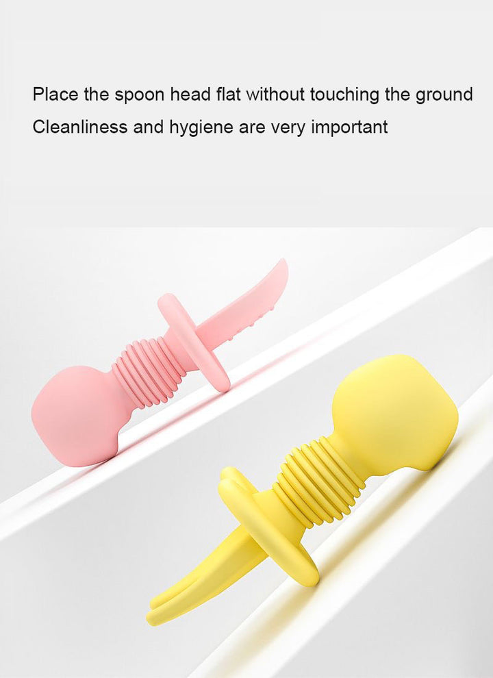 Baby silicone food fork and spoon - Totostore