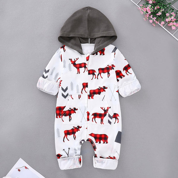 new born baby clothes baby boy romper winter clothes costume romper onesie disfraz bebe hallowe Christmas Santa Cartoon 6-24m - Totostore