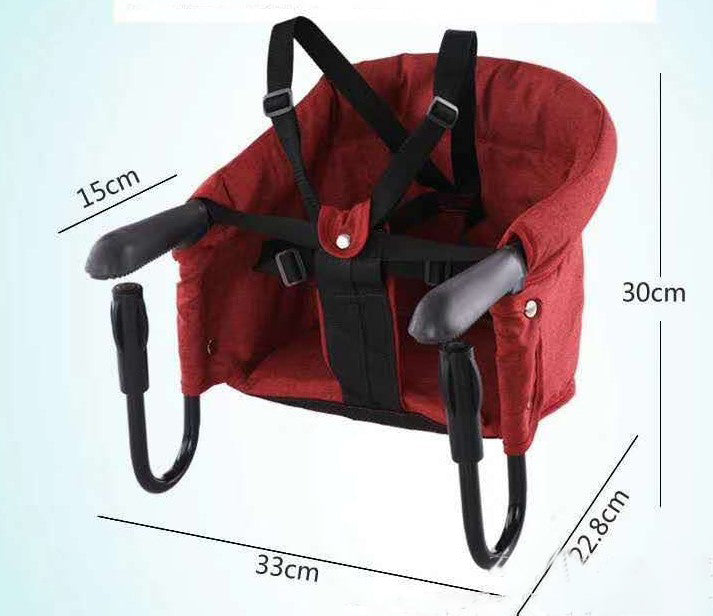 Portable Baby Dining Chair Travel Chair Seats Fast Hook on Table Chairs Foldable Infant Eating Feeding Highchairs for Home - Totostore