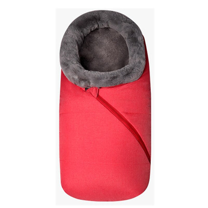 Cozy Winter Sleeping Bag for Newborns with Button Swaddle and Stroller Wrap - Toddler Blanket Included - Totostore