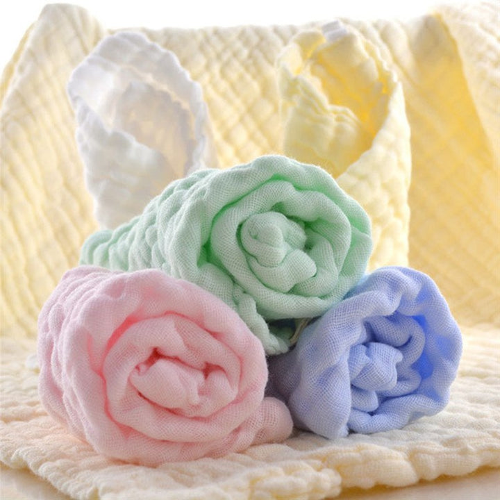 1 Piece Baby Bath Towels 100% Cotton Gauze Solid New Born Baby Towels Ultra Soft Strong Water Absorption Baby Care - Totostore