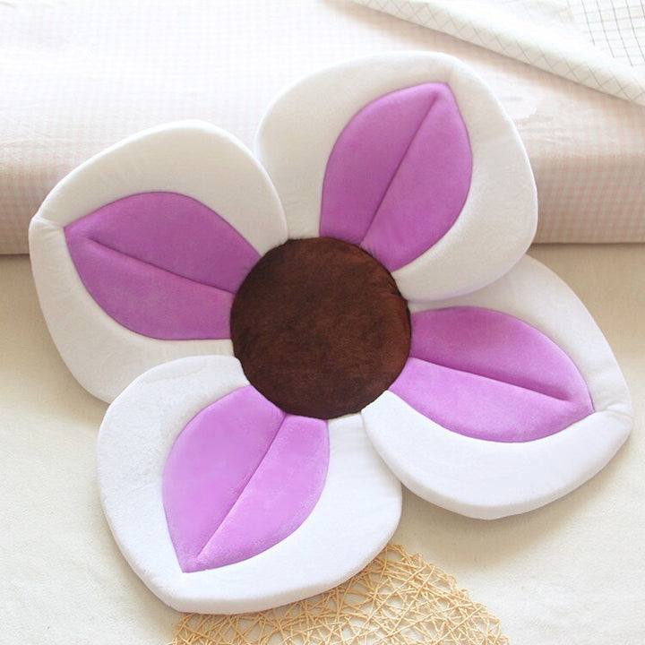 80CM Baby Bath Mat Blooming Bath Tub Flower Baby Bath Sink Safe Newborn Infant Shower Bathing Foldable Security Petal Seat Pads - Totostore