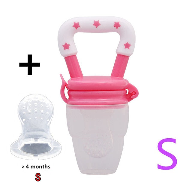 Safe and Fresh Baby Pacifier Feeder for Nibbling Fresh Food - Nipple Teat Bottles Ideal for Kids - Baby Supplies - Totostore