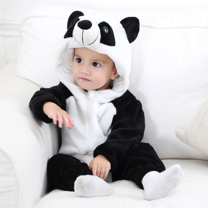 Baby and Toddler Lion Kigurumi Onesie - Winter Animal Jumpsuit - Totostore