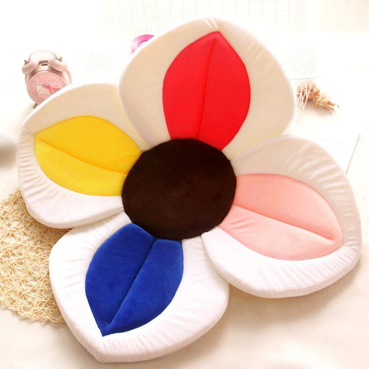 80CM Baby Bath Mat Blooming Bath Tub Flower Baby Bath Sink Safe Newborn Infant Shower Bathing Foldable Security Petal Seat Pads - Totostore