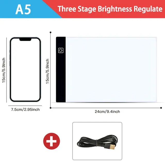 Dimmable LED Drawing Pad: Creative Kids' Gift - Totostore