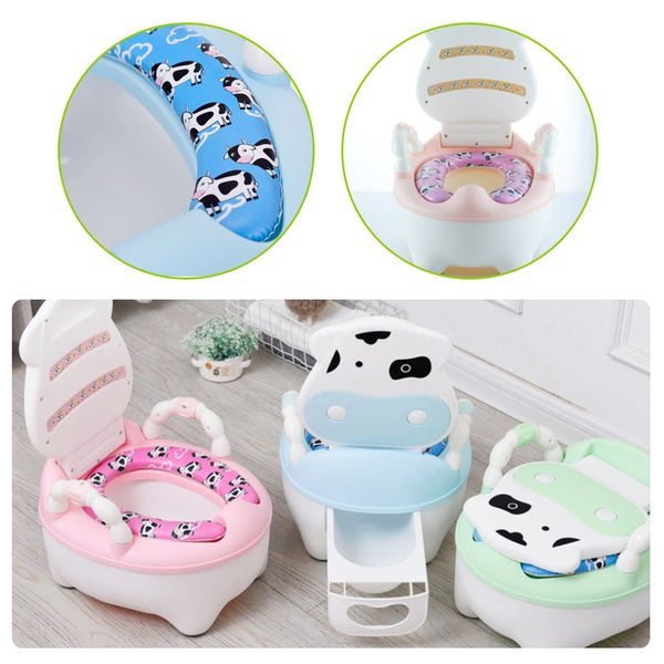 Portable Multifunction Baby Potty Car Toilet Seat with Training Chair Boys and Girls Potty Training Chair Child Pot for Travel Kids Chair with Built-in Seat Childrens Pot - Totostore