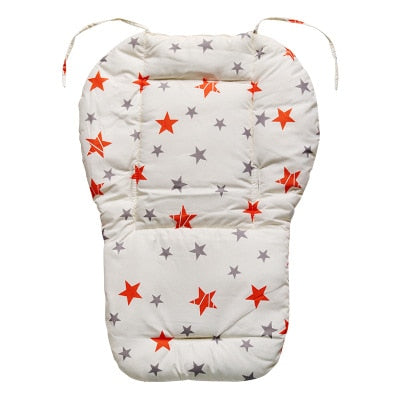 Chil d Highchair Cushion Pad Mat with Cotton Fabric Stroller Attachment - Totostore