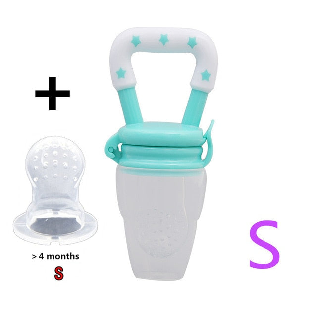 Safe and Fresh Baby Pacifier Feeder for Nibbling Fresh Food - Nipple Teat Bottles Ideal for Kids - Baby Supplies - Totostore