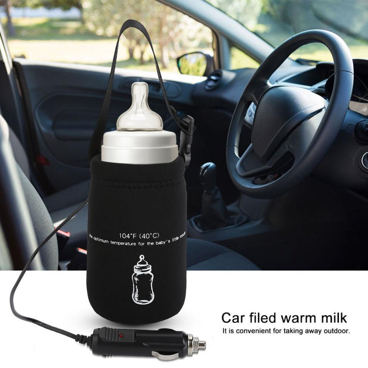 Portable 12V Car Bottle Warmer for Baby Feeding - Travel Cup Heater for Milk and Food - Totostore