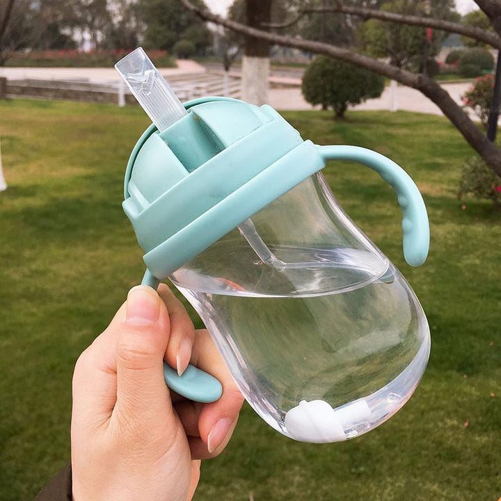 Silica Gel Sippy Cup with Straw - Perfect for Kids Toddlers and Newborns - Totostore