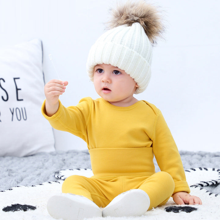 AutumnWinter Baby Underwear Set - Soft Cotton Bottoming Clothes for Cozy Little Ones - Totostore