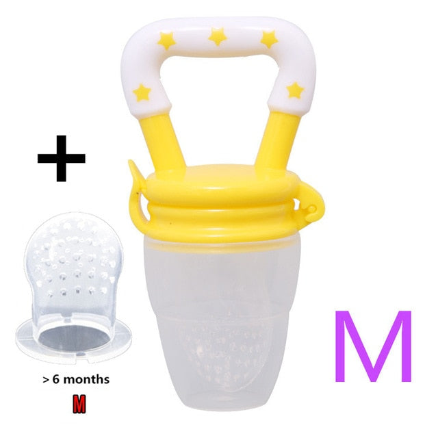 Safe and Fresh Baby Pacifier Feeder for Nibbling Fresh Food - Nipple Teat Bottles Ideal for Kids - Baby Supplies - Totostore