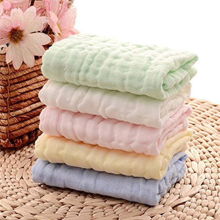 1 Piece Baby Bath Towels 100% Cotton Gauze Solid New Born Baby Towels Ultra Soft Strong Water Absorption Baby Care - Totostore