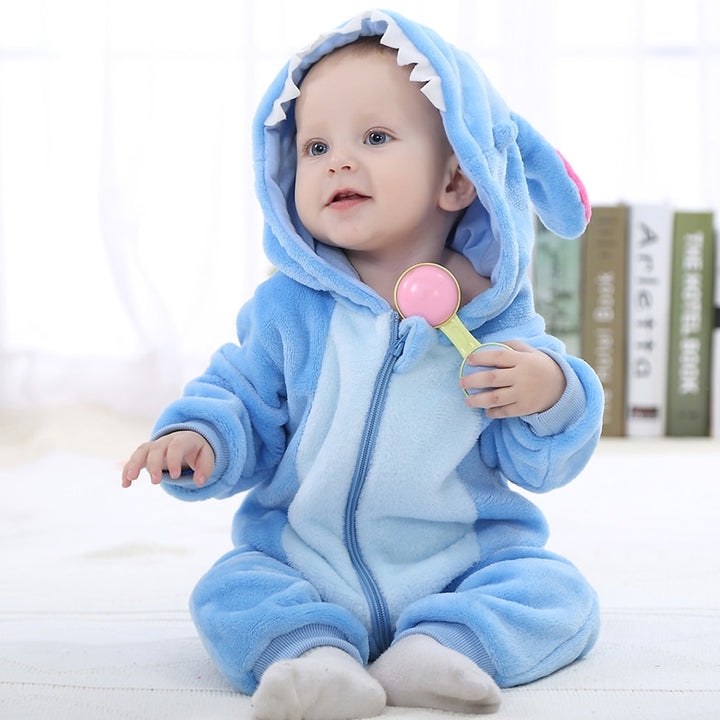 Baby and Toddler Lion Kigurumi Onesie - Winter Animal Jumpsuit - Totostore