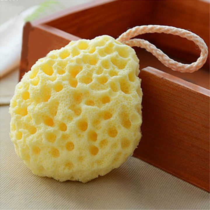 Honeycomb Newborn Baby Bath Sponge Brush - Massage Exfoliate Clean Babys Body and Face - Totostore