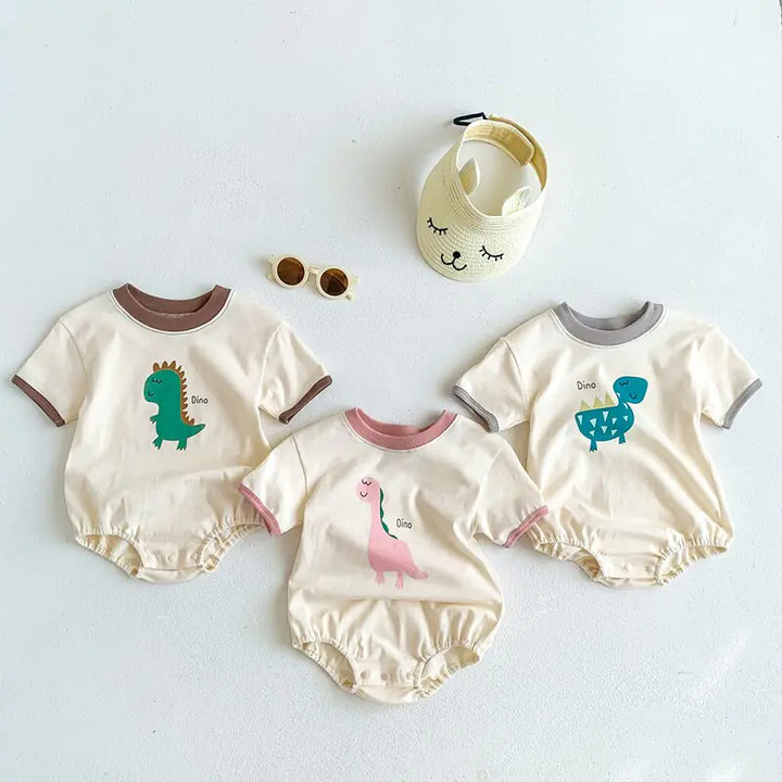 Little Dino Baby Bodysuit - Adorable Boys Clothes for Your Little Explorer - Totostore