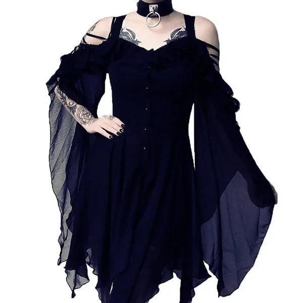 Cosplay Clothing Irregular Hem DressUnique Irregular Hem Dress - Perfect for Cosplay Enthusiasts