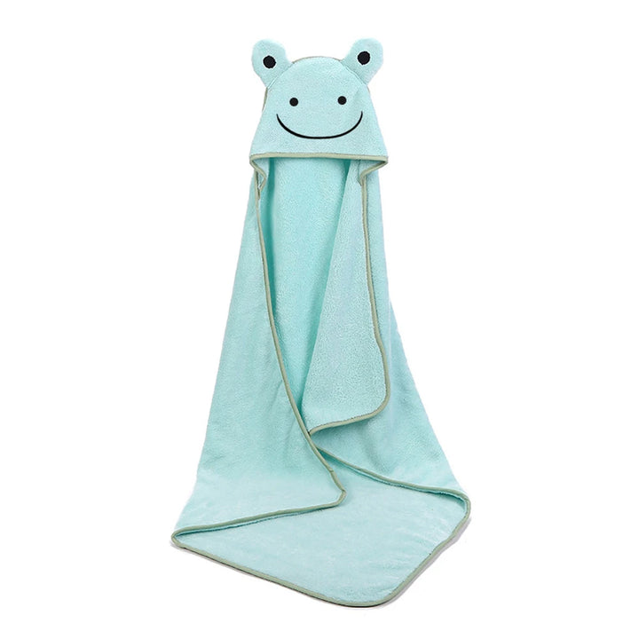 Soft Hooded Baby Poncho Bath Towel - Perfect for Newborns and Infant Bath Time - Totostore