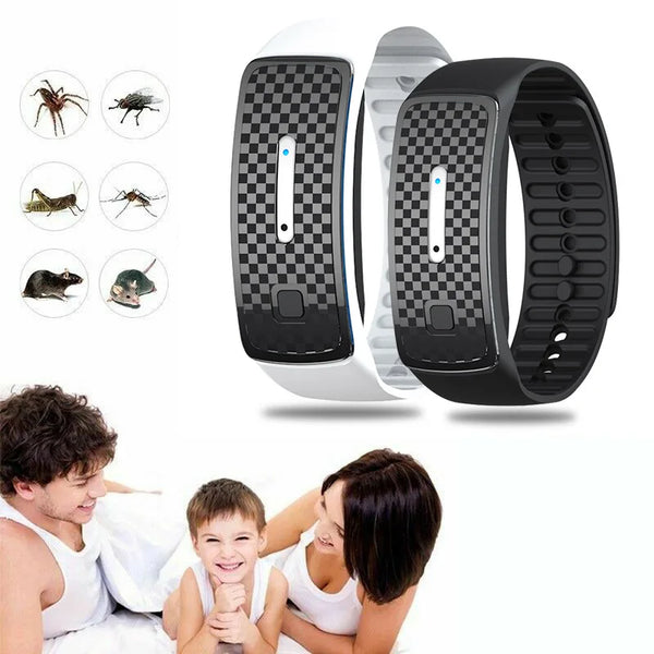 Portable M30 Electronic Mosquito Repellent Bracelet - Ultrasonic Outdoor Insect Pest Repeller Wristband - Dropship Ready - Totostore